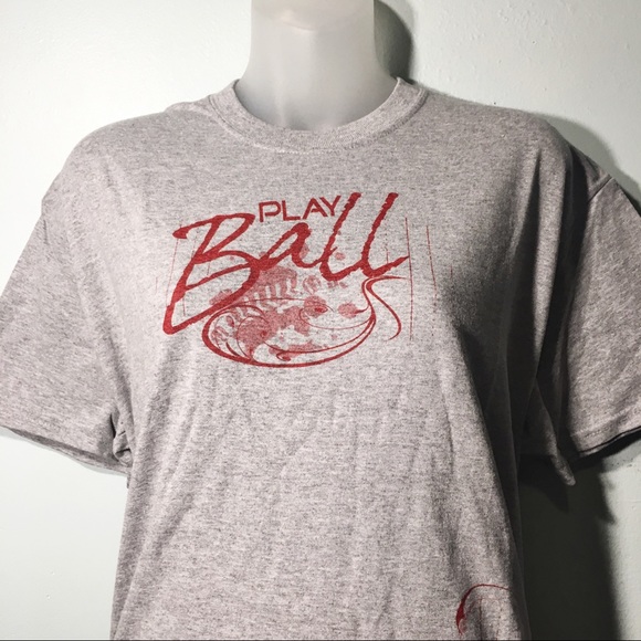 Baseball Tshirt Womens Play Ball World Series - Picture 4 of 8